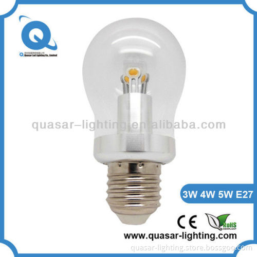 E12 5W 6W Dimmable Clear Led A17 Bulb